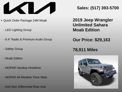 Sting Gray Clearcoat 2019 Jeep Wrangler Unlimited Moab