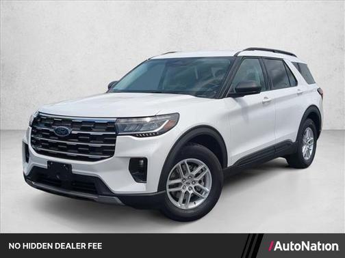 Star White Metallic Tri-Coat 2026 Ford Explorer Active