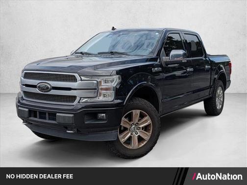 Shadow Black 2018 Ford F-150 Platinum