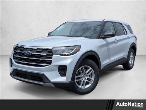 Space White Metallic 2026 Ford Explorer Active