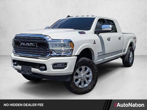 Pearl White 2022 RAM 2500 Limited Mega Cab 4x4 6'4' Box