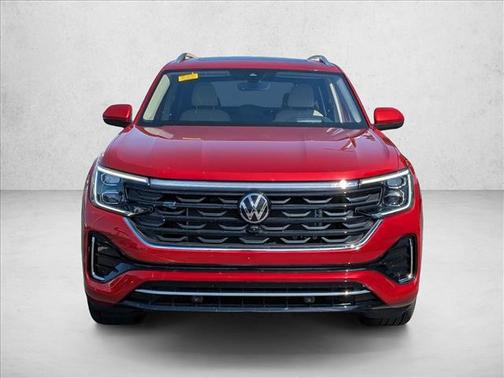 Aurora Red Metallic 2024 Volkswagen Atlas 2.0T SEL Premium R-Line 4MOTION