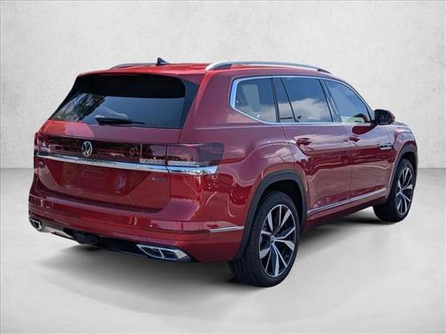 Aurora Red Metallic 2024 Volkswagen Atlas 2.0T SEL Premium R-Line 4MOTION