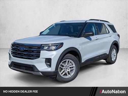 Space White Metallic 2026 Ford Explorer Active