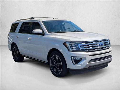 White Platinum Metallic Tri-Coat 2019 Ford Expedition Limited