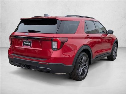 Rapid Red Metallic Tinted Clearcoat 2026 Ford Explorer ST-Line