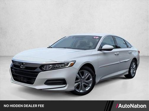 Platinum White Pearl 2019 Honda Accord LX