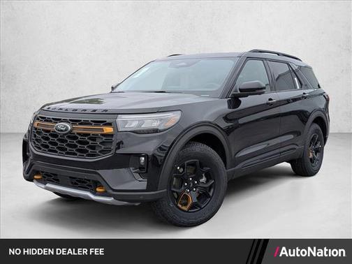 Agate Black Metallic 2026 Ford Explorer Tremor