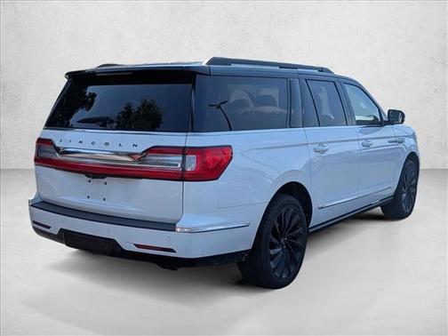 Pristine White 2021 Lincoln Navigator Black Label