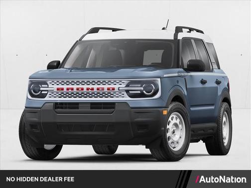 Azure Gray Metallic Tri-Coat 2025 Ford Bronco Sport Heritage