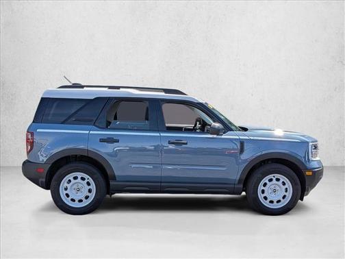 Azure Gray Metallic Tri-Coat 2025 Ford Bronco Sport Heritage