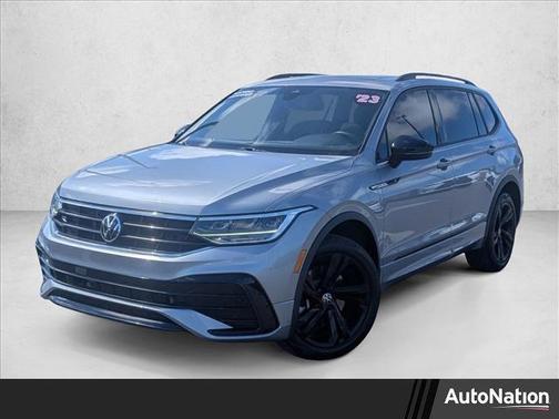 Pyrite Silver Metallic 2023 Volkswagen Tiguan 2.0T SE R-Line Black