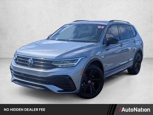 Pyrite Silver Metallic 2023 Volkswagen Tiguan 2.0T SE R-Line Black