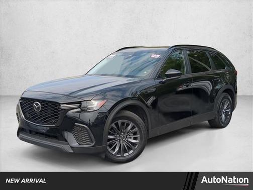Jet Black Mica 2025 Mazda CX-70 3.3 Turbo Preferred Package