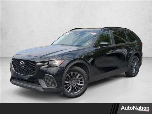Jet Black Mica 2025 Mazda CX-70 3.3 Turbo Preferred Package