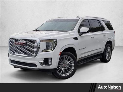 Summit White 2021 GMC Yukon SLT
