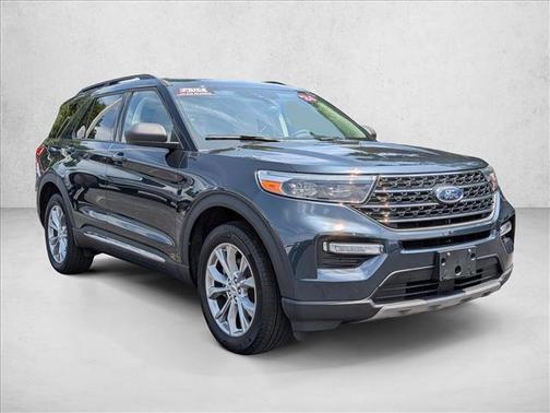 Stone Blue Metallic 2024 Ford Explorer XLT