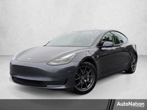 Midnight Silver Metallic 2021 Tesla Model 3 Standard Range Plus