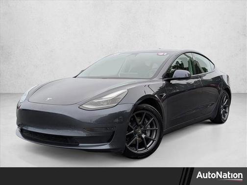 Midnight Silver Metallic 2021 Tesla Model 3 Standard Range Plus