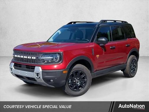 Ruby Red Metallic Tinted Clearcoat 2026 Ford Bronco Sport Badlands
