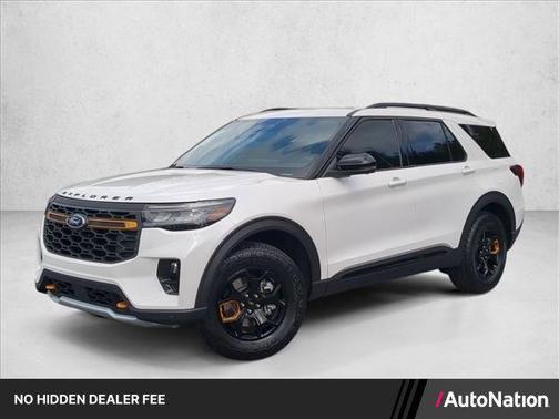 Star White Metallic Tri-Coat 2026 Ford Explorer Tremor