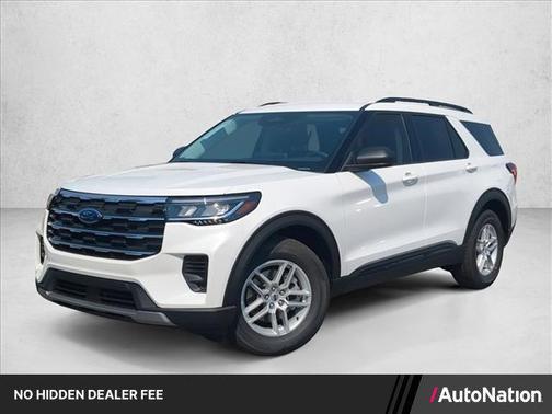 Star White Metallic Tri-Coat 2026 Ford Explorer Active w/200A Pkg