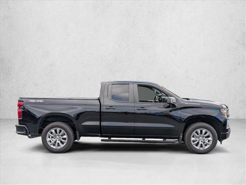 Black 2025 Chevrolet Silverado 1500 Custom