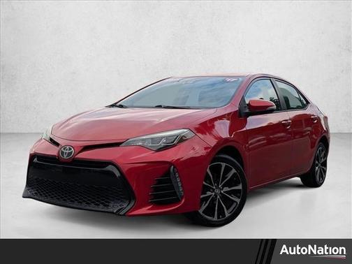Barcelona Red Metallic 2017 Toyota Corolla SE