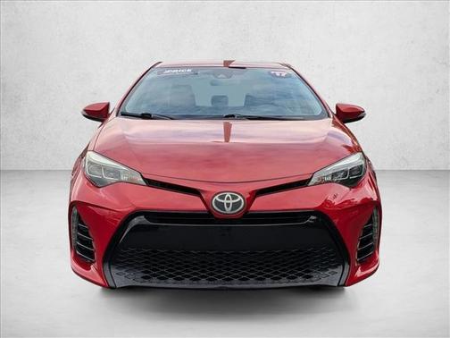 Barcelona Red Metallic 2017 Toyota Corolla SE