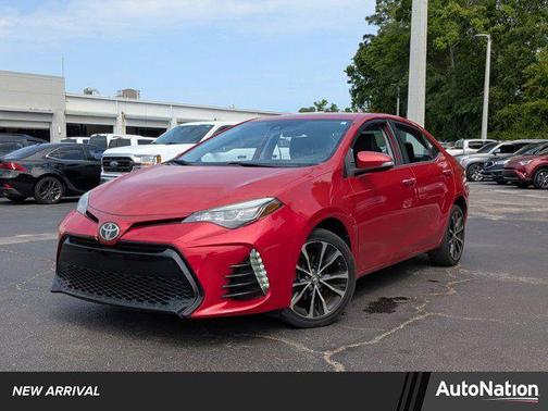 Barcelona Red Metallic 2017 Toyota Corolla SE
