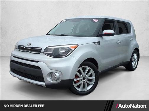 Bright Silver 2018 Kia Soul +