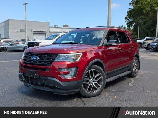 Ruby Red Metallic Tinted Clearcoat 2017 Ford Explorer sport