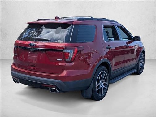 Ruby Red Metallic Tinted Clearcoat 2017 Ford Explorer sport