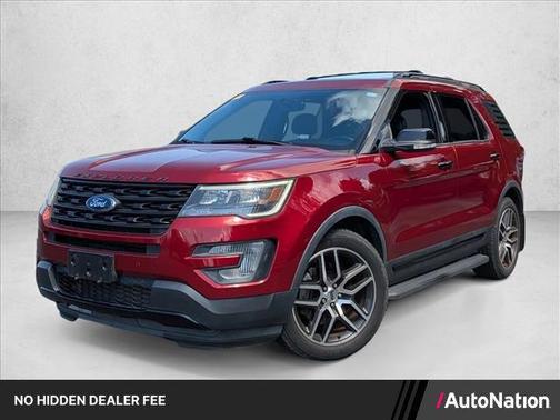 Ruby Red Metallic Tinted Clearcoat 2017 Ford Explorer sport
