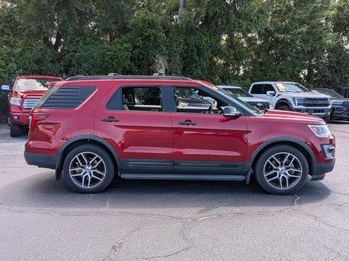 Ruby Red Metallic Tinted Clearcoat 2017 Ford Explorer sport