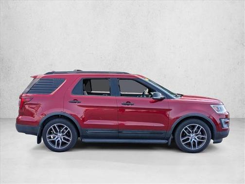 Ruby Red Metallic Tinted Clearcoat 2017 Ford Explorer sport