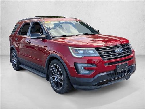 Ruby Red Metallic Tinted Clearcoat 2017 Ford Explorer sport