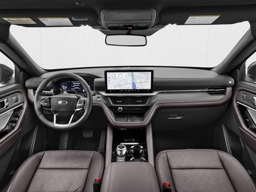 Space White Metallic 2026 Ford Explorer Platinum
