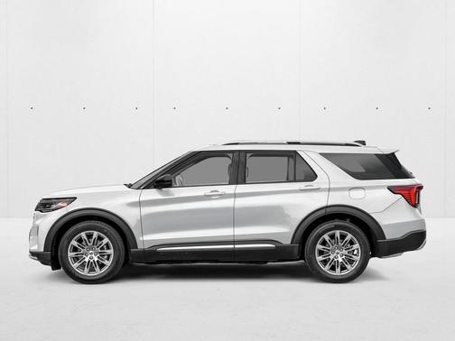 Space White Metallic 2026 Ford Explorer Platinum