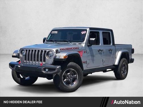 Billet Silver Metallic Clearcoat 2020 Jeep Gladiator Rubicon