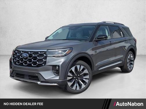 Carbonized Gray Metallic 2026 Ford Explorer Platinum