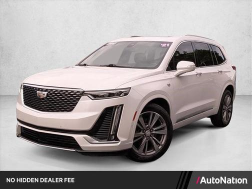 Crystal White Tricoat 2021 Cadillac XT6 Premium Luxury AWD