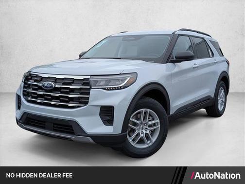 Space White Metallic 2026 Ford Explorer Active