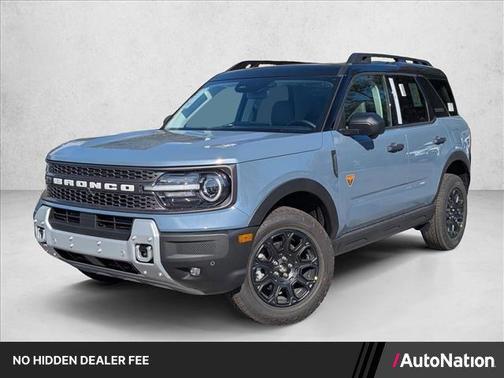 Azure Gray Metallic Tri-Coat 2025 Ford Bronco Sport Badlands