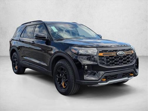 Agate Black Metallic 2026 Ford Explorer Tremor
