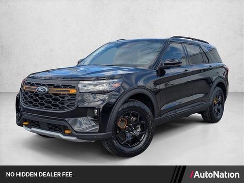 Agate Black Metallic 2026 Ford Explorer Tremor