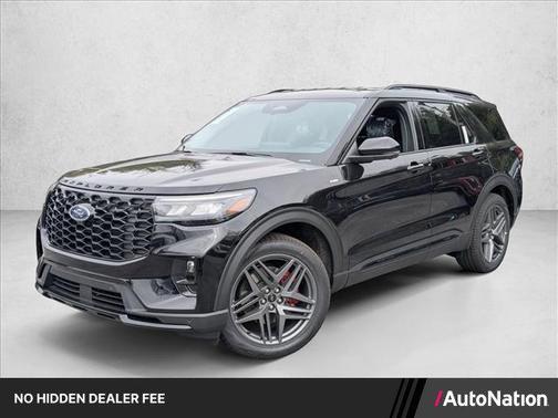 Agate Black Metallic 2026 Ford Explorer ST-Line