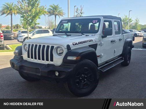 Bright White Clearcoat 2021 Jeep Gladiator Sport