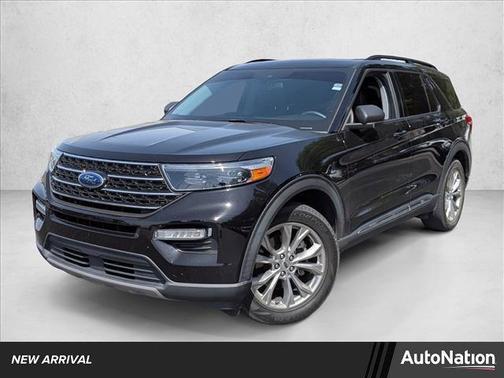 Agate Black Metallic 2021 Ford Explorer XLT