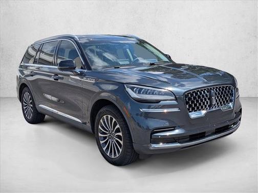Flight Blue Metallic Clearcoat 2022 Lincoln Aviator Reserve AWD